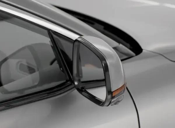 Gương chiếu hậu hiện đại tại đại lý Toyota Vinh